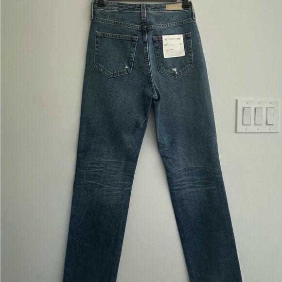 Ag Adriano Goldschmied Alexxis High Rise Straight Jeans size 25 New with tags - Picture 3 of 11
